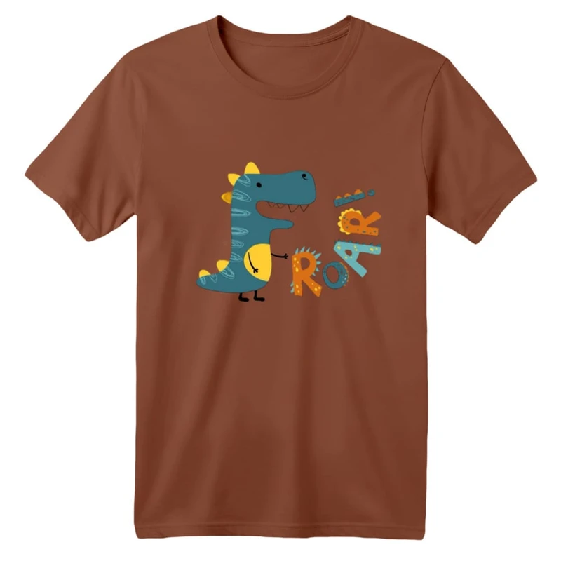 تی شرت آستین کوتاه بچگانه مدل دایناسور کد ۲۴