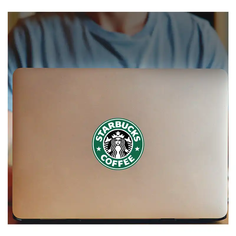 برچسب لپ تاپ پویا مارکت طرح استار باکس کد 491