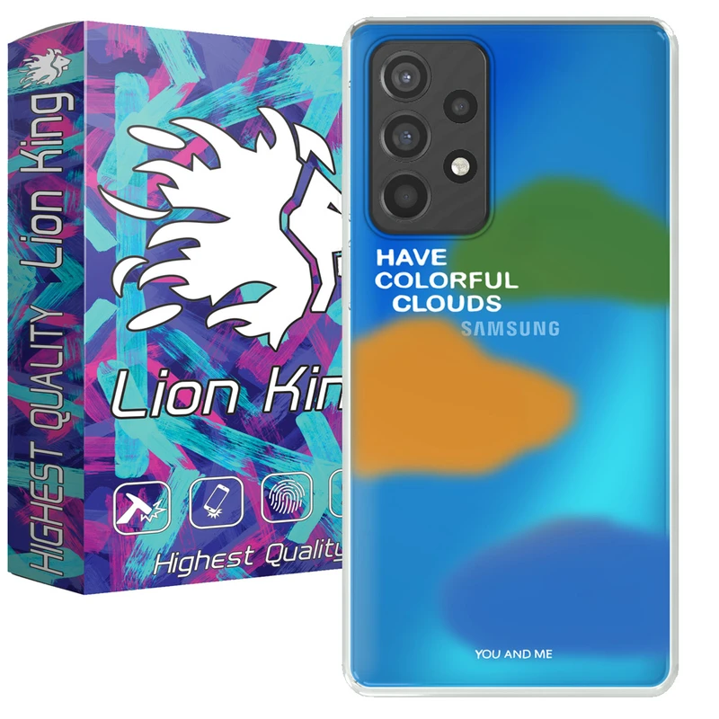 کاور لاین کینگ مدل هولوگرامی مناسب برای گوشی موبایل سامسونگ Galaxy A53