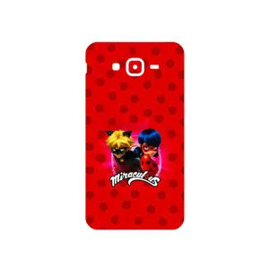 MAHOOT Ladybug and Cat Noir Cover Sticker for Samsung Galaxy J7 Core