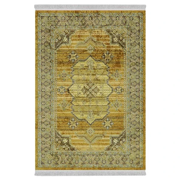 فرش پارچه‌ای دفه مدل فرشینه طرح مدرن کد 417