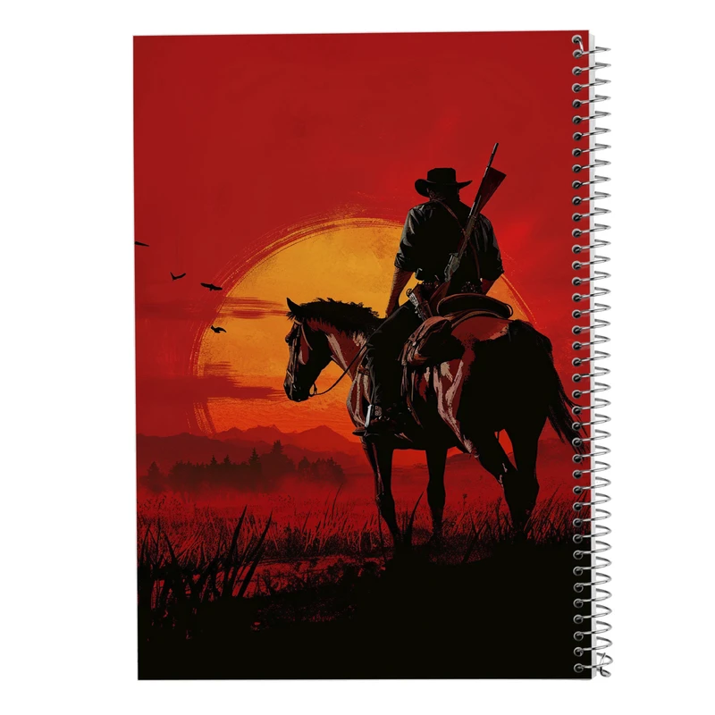 دفتر لیست خرید 50 برگ مدوپد مدل رد دد red dead کد DF13504