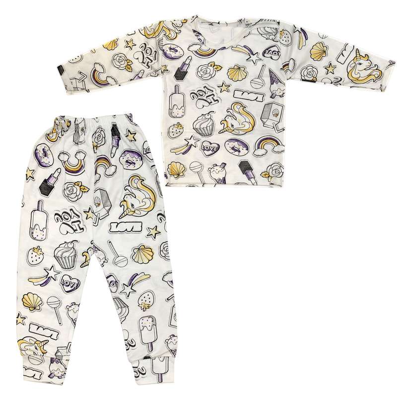 ست تی شرت و شلوار نوزادی مدل UNI-ZRD