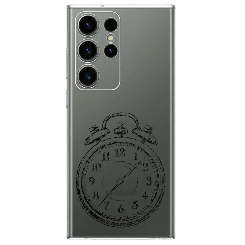 کاور مگافون طرح ساعت مدل C64-B مناسب برای گوشی موبایل سامسونگ Galaxy S24 Ultra   