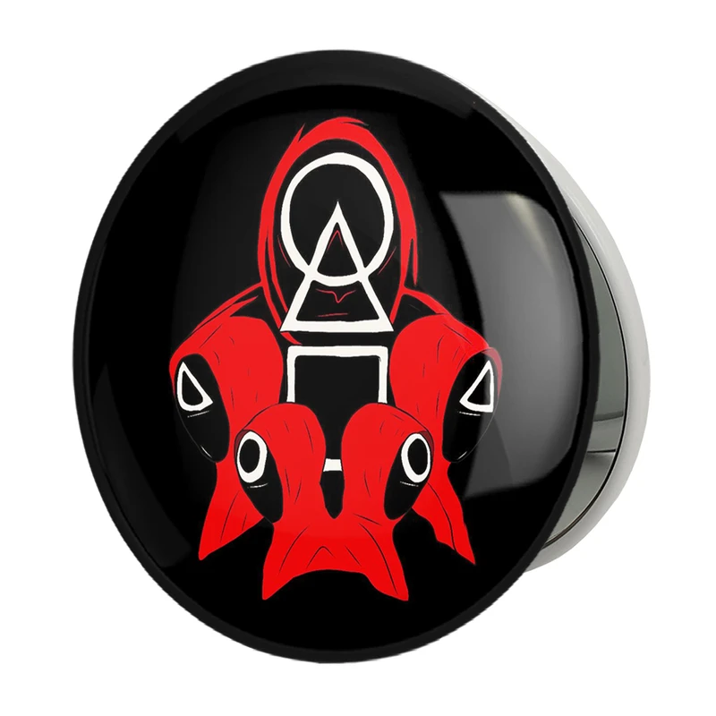 آینه جیبی خندالو طرح بازی مرکب Squid Game مدل تاشو کد 10833 