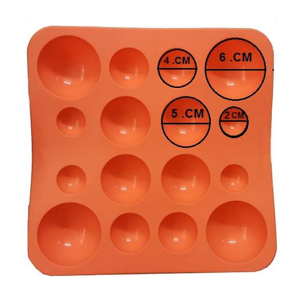 قالب ژله به گز مدل نیمکره