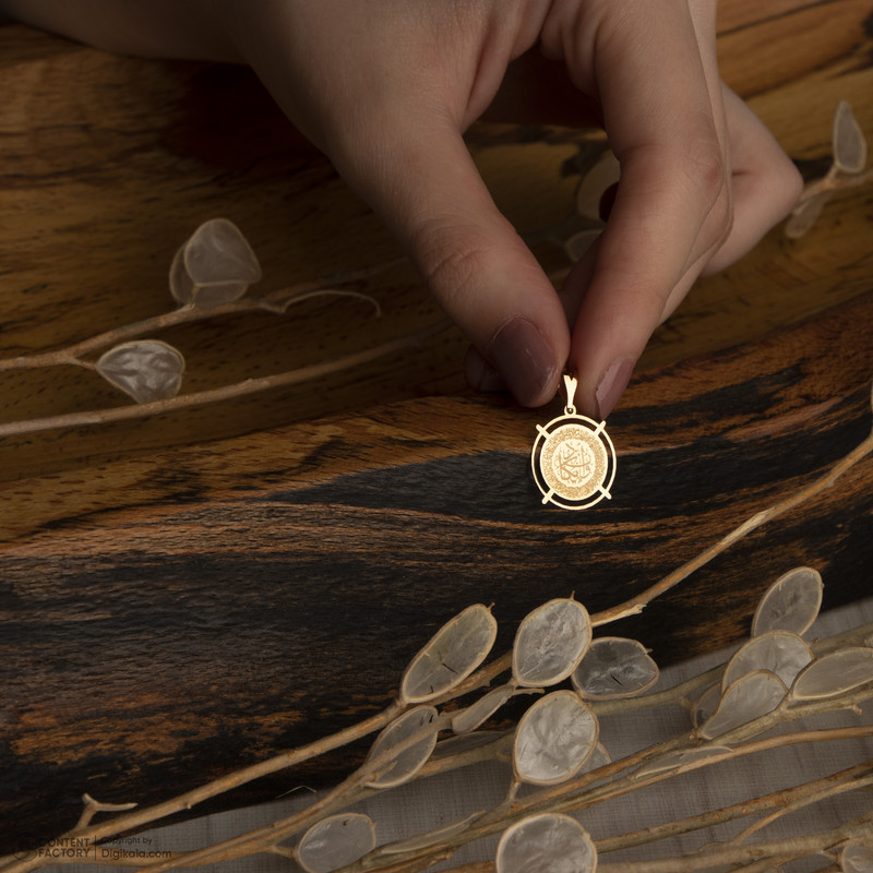 آویز گردنبند طلا 18 عیار زنانه مایا ماهک طرح وان یکاد کد MM2170