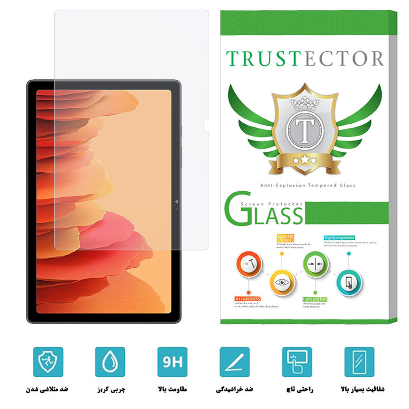 محافظ صفحه نمایش تراستکتور مدل TS2TA-Glass مناسب برای تبلت سامسونگ Galaxy Tab A7 10.4 2020 / T500  / T505
