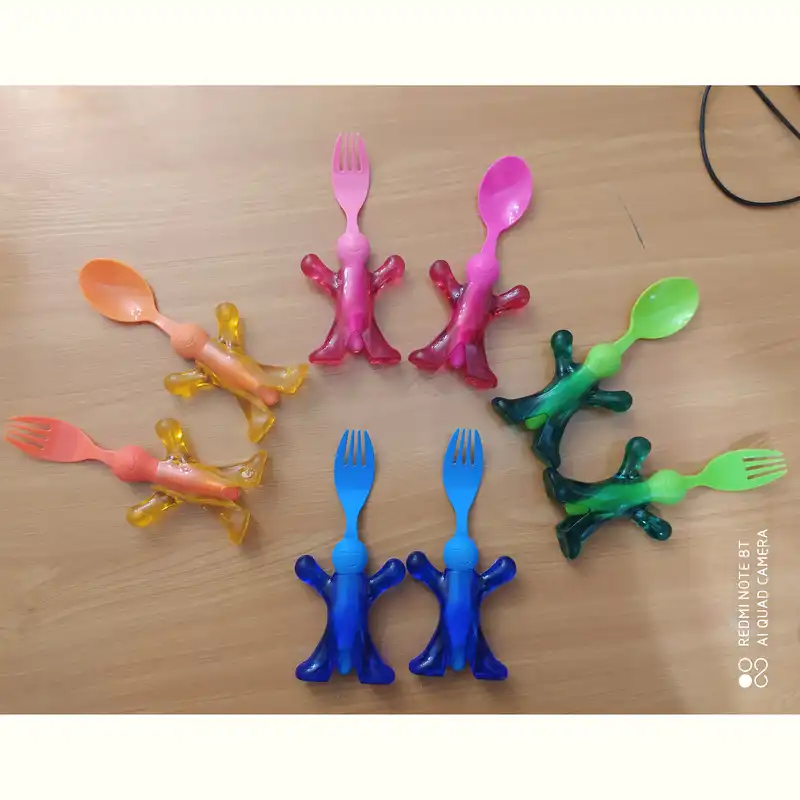 قاشق و چنگال کودک مدل babi12