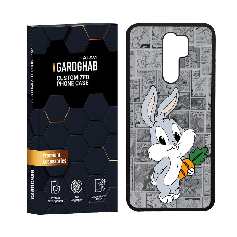 کاور گارد قاب علوی مدل دورژله ای کارتنی و انیمه مناسب برای گوشی موبایل شیائومی Redmi 9 / Redmi 9 Prime