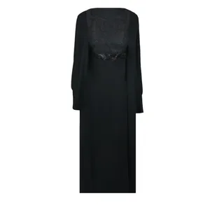 مانتو زنانه مدل عبایی ماهگون کد 22