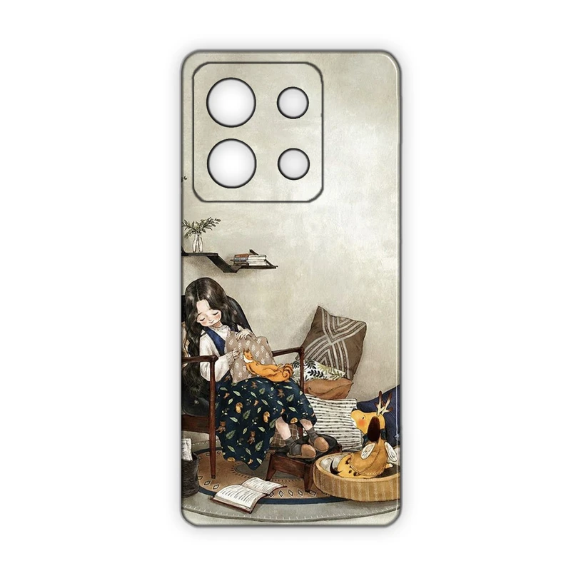 کاور مدل دخترانه کد 274 مناسب برای گوشی موبایل شیائومی Redmi Note 13 Pro 4G / Poco M6 Pro 4G