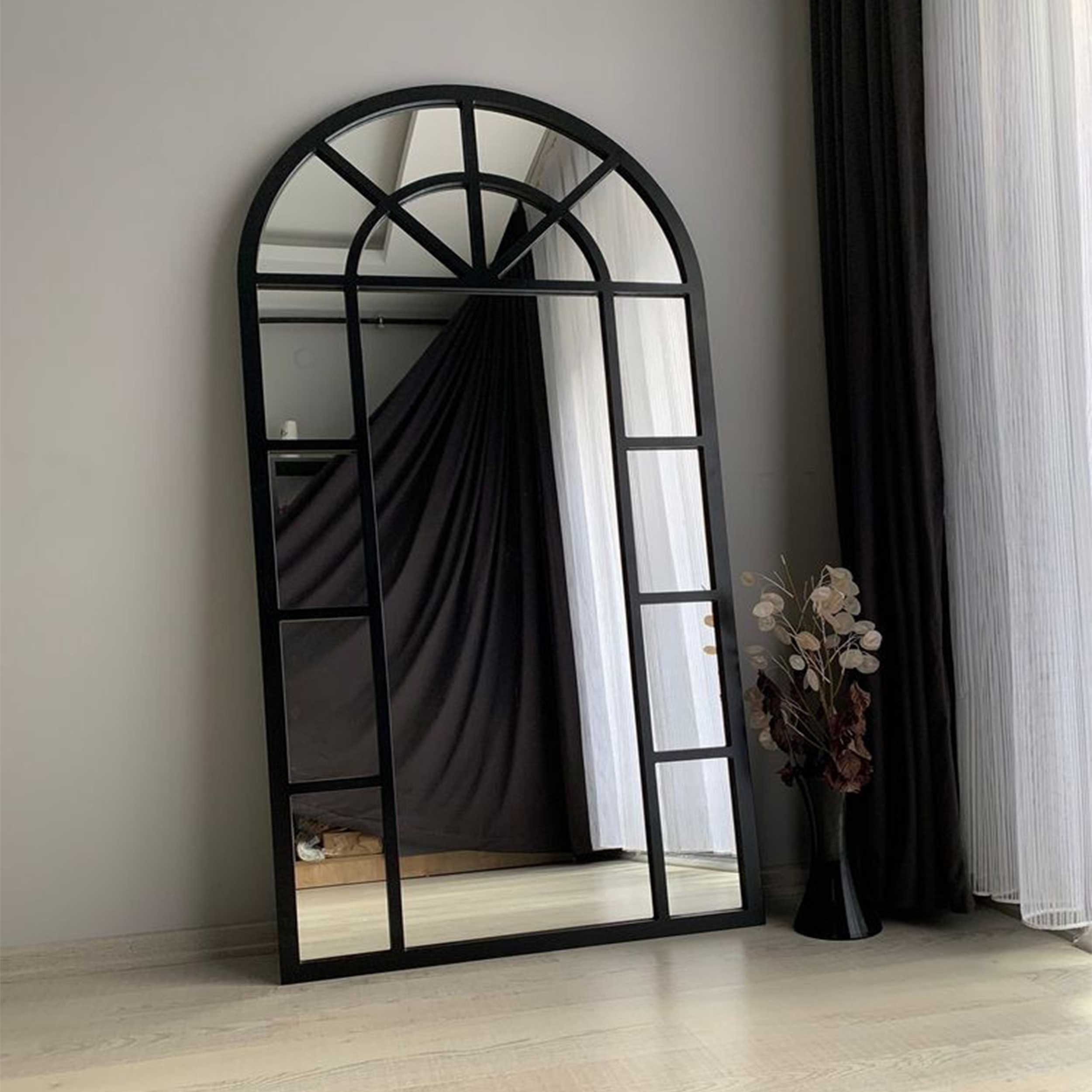 آینه مدل قدی چوبی طرح یلدا w-180