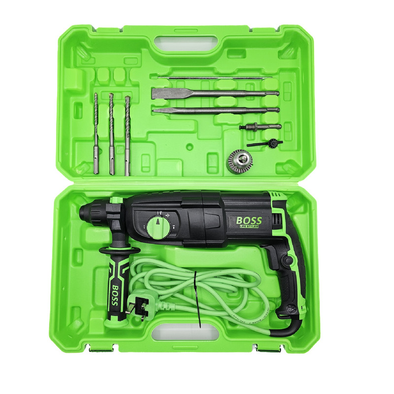 دریل بتن کن باس مدل BS26SRE مجموعه 9 عددی دریل بتن کن باس مدل BS26SRE مجموعه 9 عددی