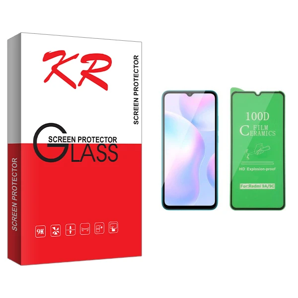 محافظ صفحه نمایش سرامیکی کی آر مدل +HD مناسب برای گوشی موبایل شیائومی Redmi 9A