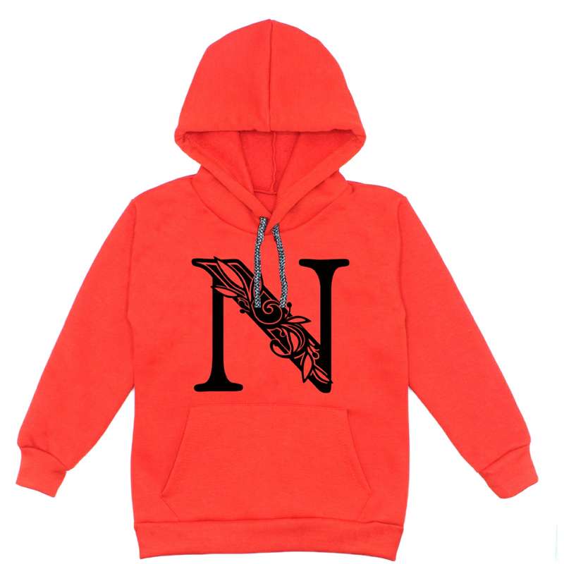 هودی دخترانه مدل A19 N رنگ قرمز