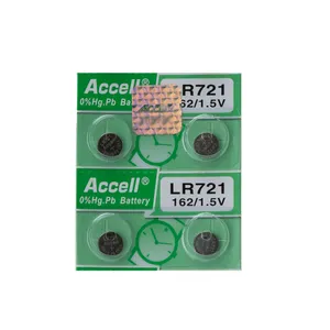 باتری سکه ای اکسل مدل Original LR721 بسته چهار عدد