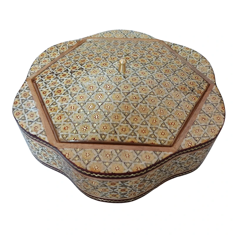 شکلات خوری خاتم کاری مدل K005