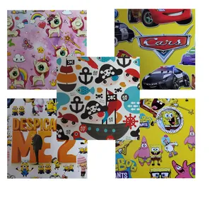 کاغذ کادو مدل کارتونی بسته 10 عددی