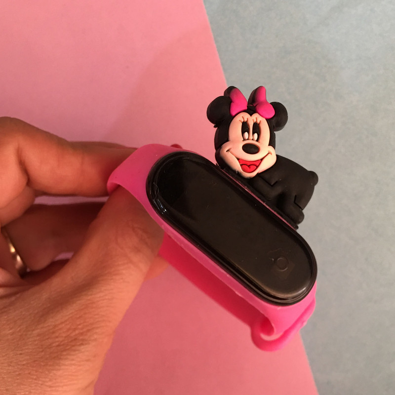 ساعت مچی دیجیتال بچگانه مدل ضد آب سیلیکونی میکی موس PIN کد BB