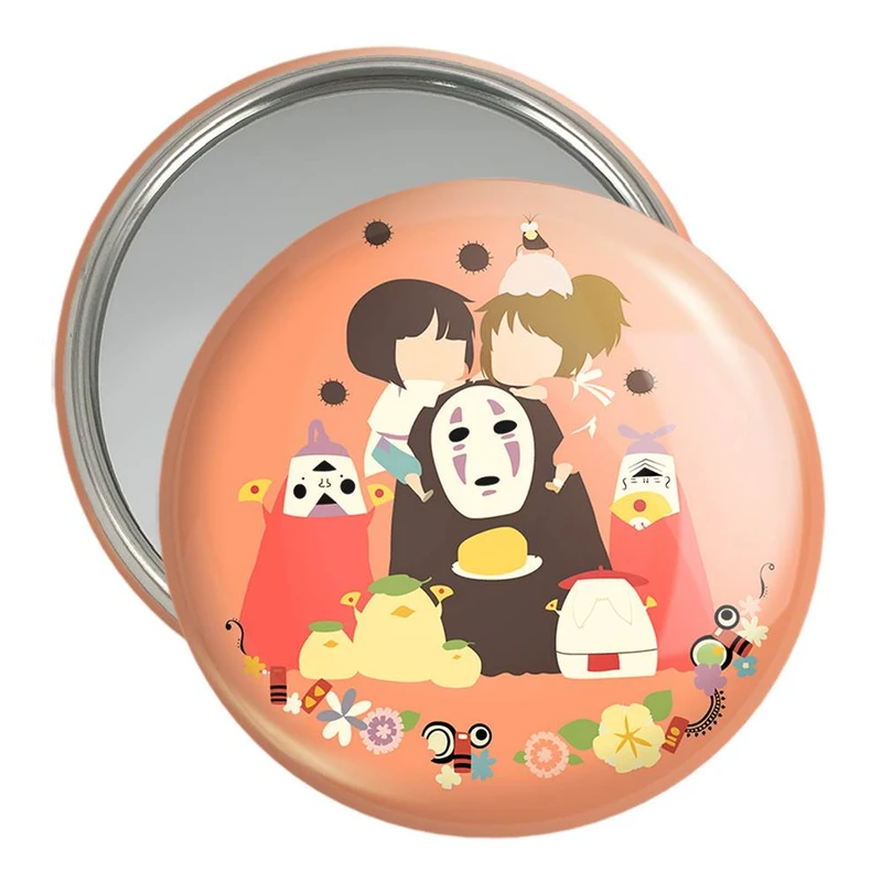 آینه جیبی خندالو مدل انیمه شهر اشباح Spirited Away  کد 12108