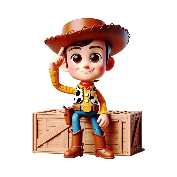 استیکر پارچه و لباس پاد آفرین مدل وودی کد 1885