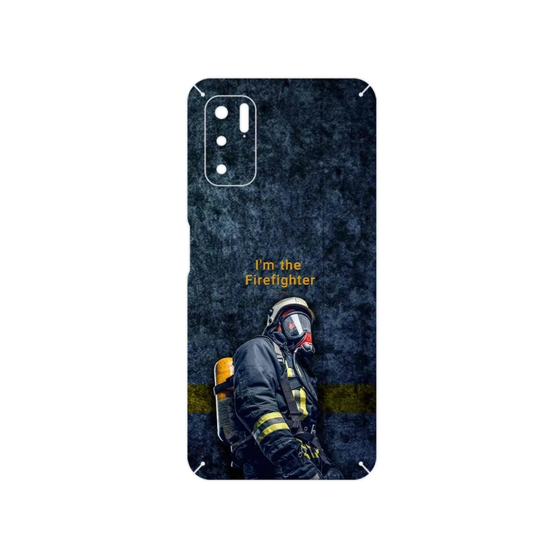 برچسب پوششی ماهوت مدل Firefighter مناسب برای گوشی موبایل شیائومی Redmi Note 10 5G