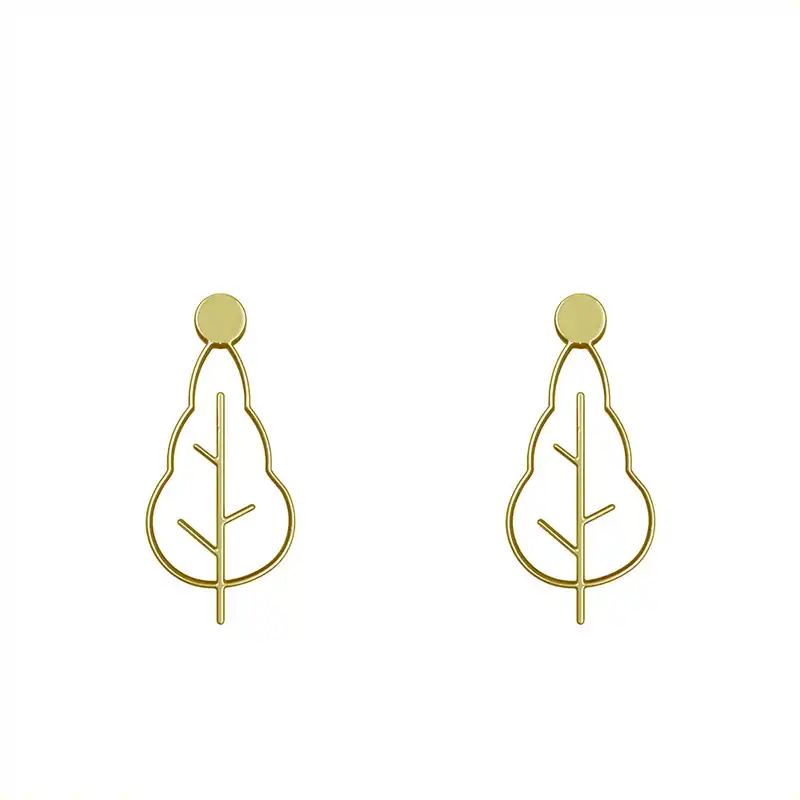 گوشواره طلا 18 عیار زنانه مدوپد مدل درخت کد GA1-15848