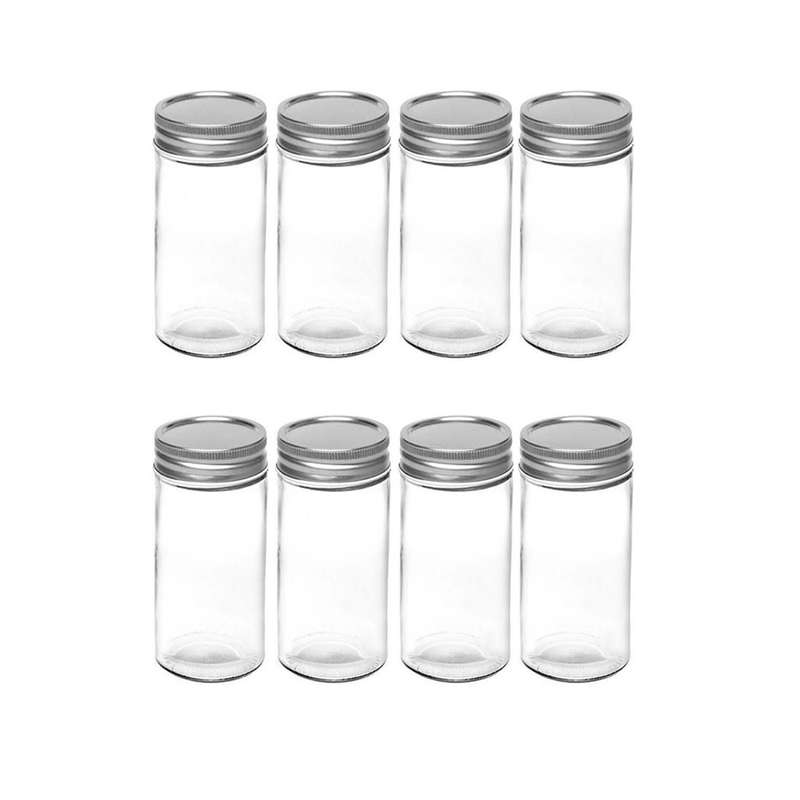 جا ادویه مدل یونیک استوانه ای کد S3-8 مجموعه 8 عددی