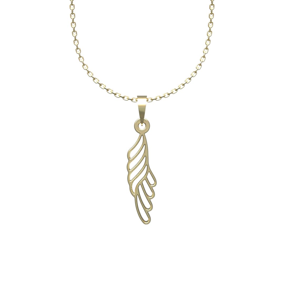 گردنبند طلا 18 عیار زنانه مدوپد مدل هندسی کد X2-1-1109 - - 7