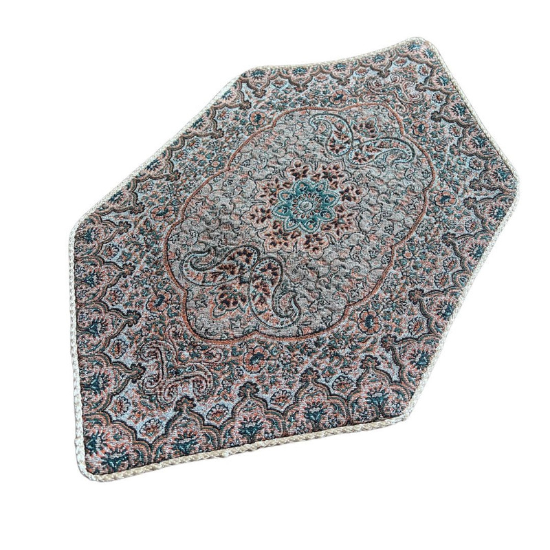 ست رومیزی و رانر 3 تکه طرح ترمه کد 01