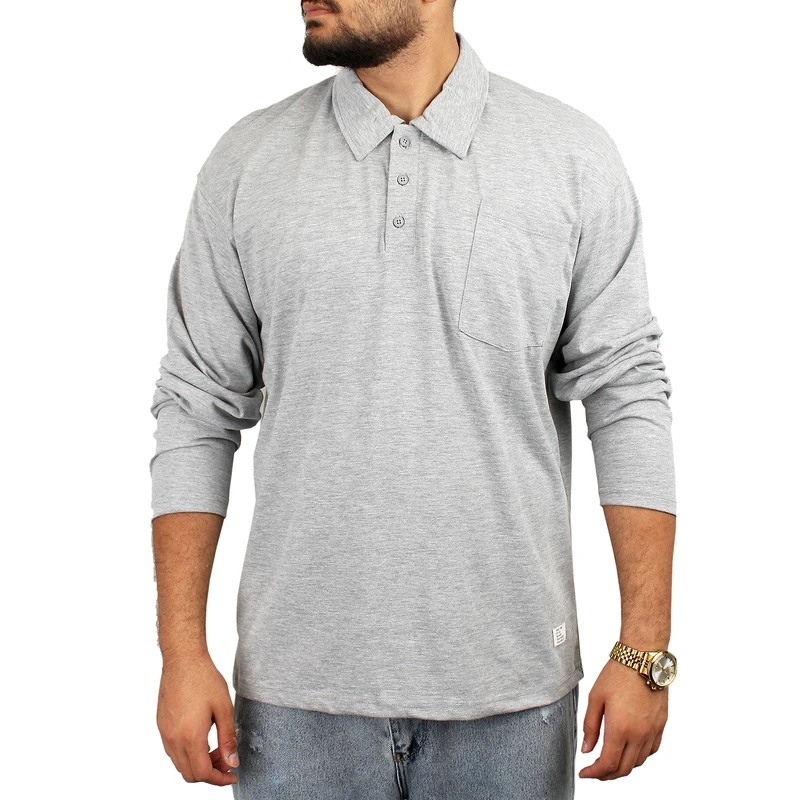 پولوشرت آستین بلند مردانه مدل TOSIDKM