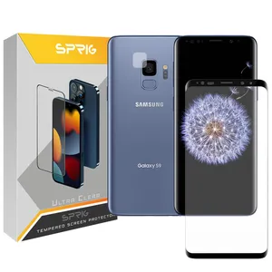 محافظ لنز دوربین اسپریگ مدل SH-FU مناسب برای گوشی موبایل سامسونگ Galaxy S9 به همراه محافظ صفحه نمایش