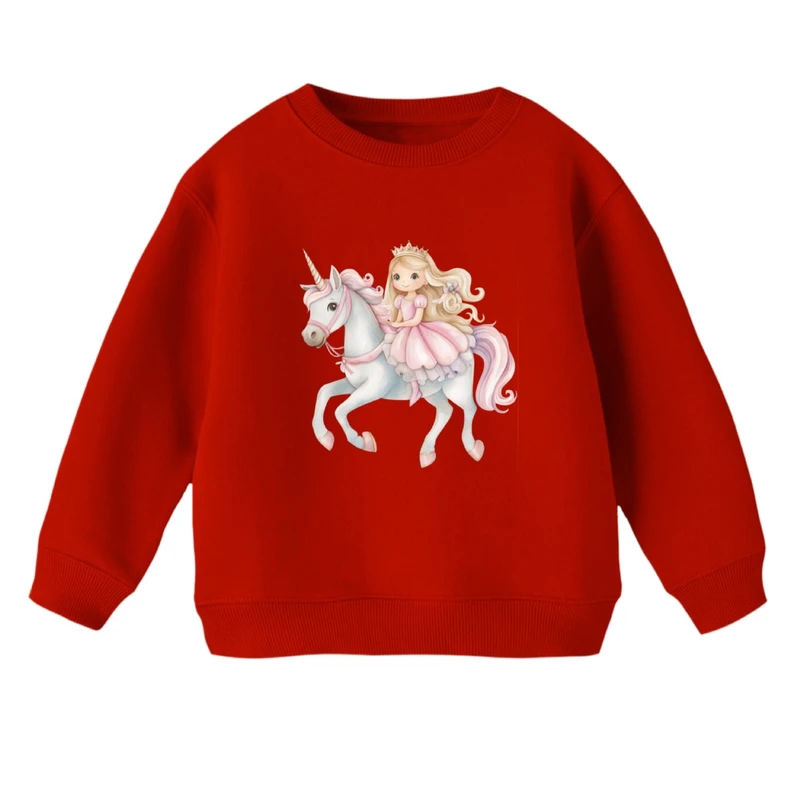 سویشرت بچگانه مدل پرنسس و تک شاخ 