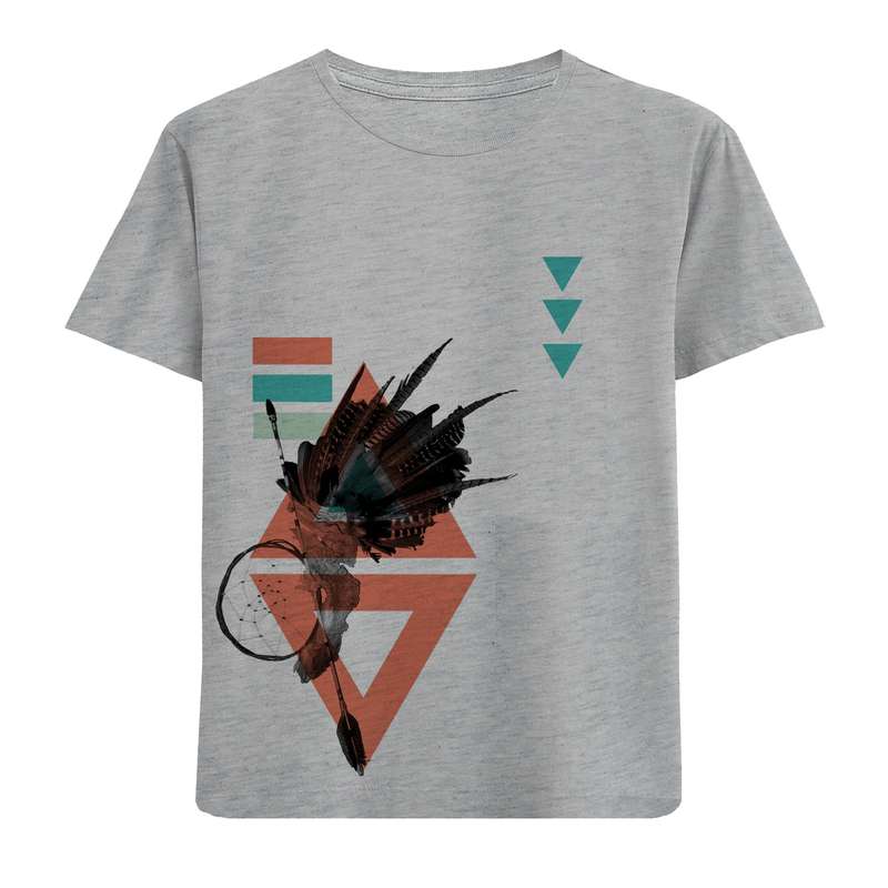 تی شرت آستین کوتاه بچگانه مدل سرخپوستی F815