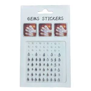 نگین صورت مدل چسبی کد PU9 بسته 82 عددی