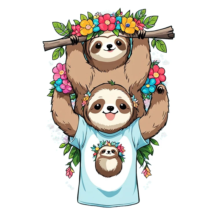 استیکر پارچه و لباس پاد آفرین مدل کارتونی کد S990