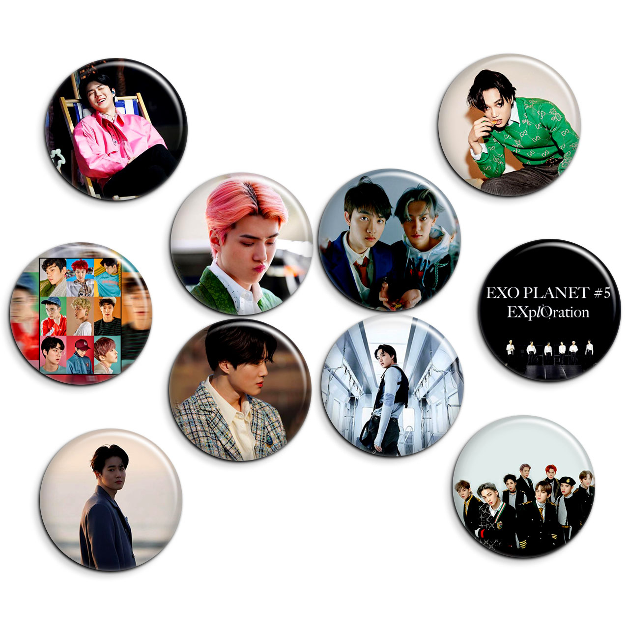 پیکسل پرمانه طرح exo کد pmg.5381 مجموعه 10 عددی