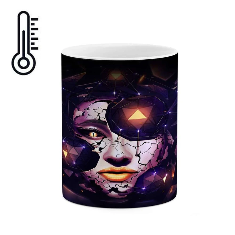 ماگ حرارتی کاکتی مدل نقاشی کد mgh13818