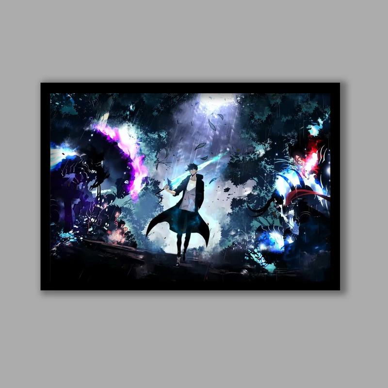 تابلو لیلیان مدل انیمه تک رو Solo Leveling کد LA-G11559-2