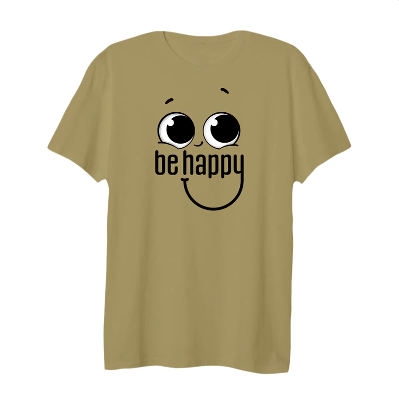 تی شرت لانگ زنانه مدل شاد باش