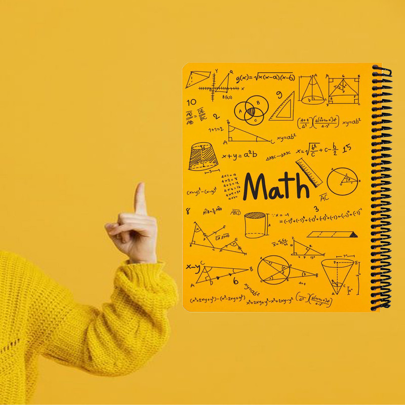 دفتر مشق 100 برگ دات نوت طرح ریاضی مدل هارد کد B05