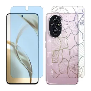 Glass Together model Anti blue screen protector suitable for Honor 200 mobile phone with back cover sticker