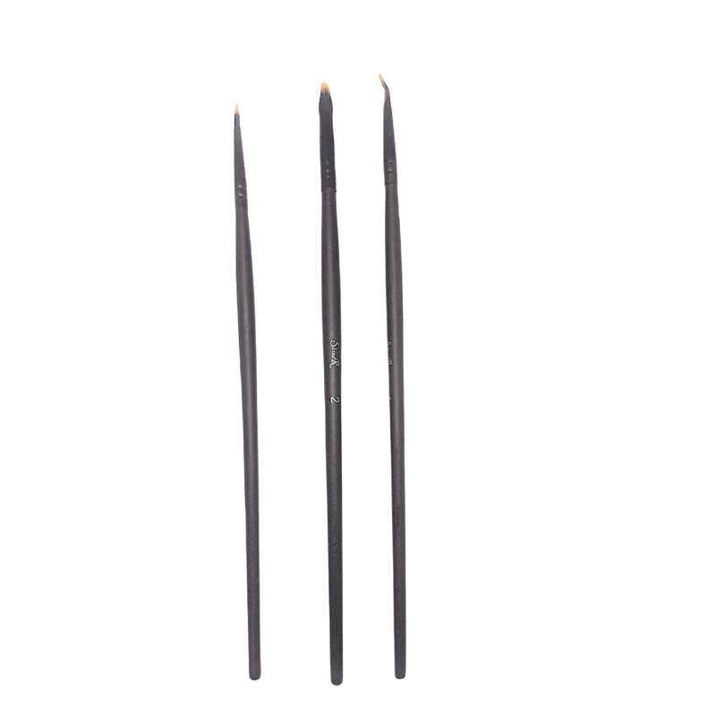قلم موی طراحی ناخن مدل shini مجموعه 3 عددی 