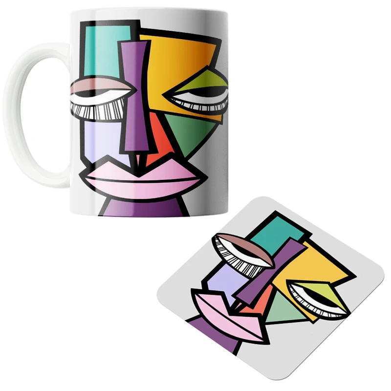 ماگ مدل 2029 کد 53 به همراه زیر لیوانی 