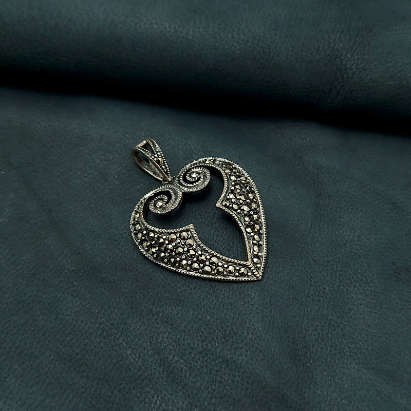 آویز گردنبند نقره زنانه مدل VM8594