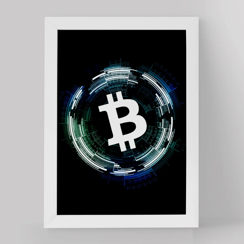 تابلو خندالو مدل ارز دیجیتال بیت کوین Bitcoin کد 10872