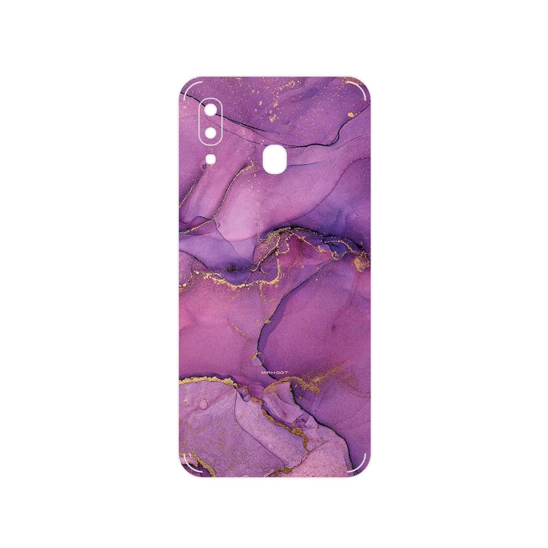 برچسب پوششی ماهوت مدل Purple Marble مناسب برای گوشی موبایل سامسونگ Galaxy A20e