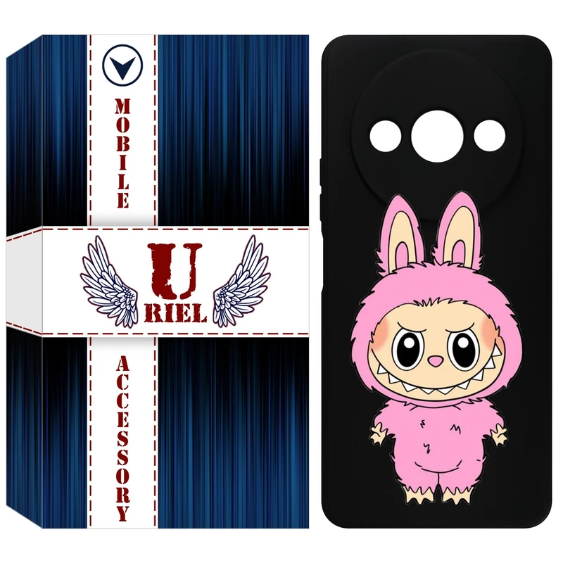 کاور یوریل قاب مدل KSH کد 129 طرح عروسک لبوبو مناسب برای گوشی موبایل شیائومی Redmi A3 / A3x