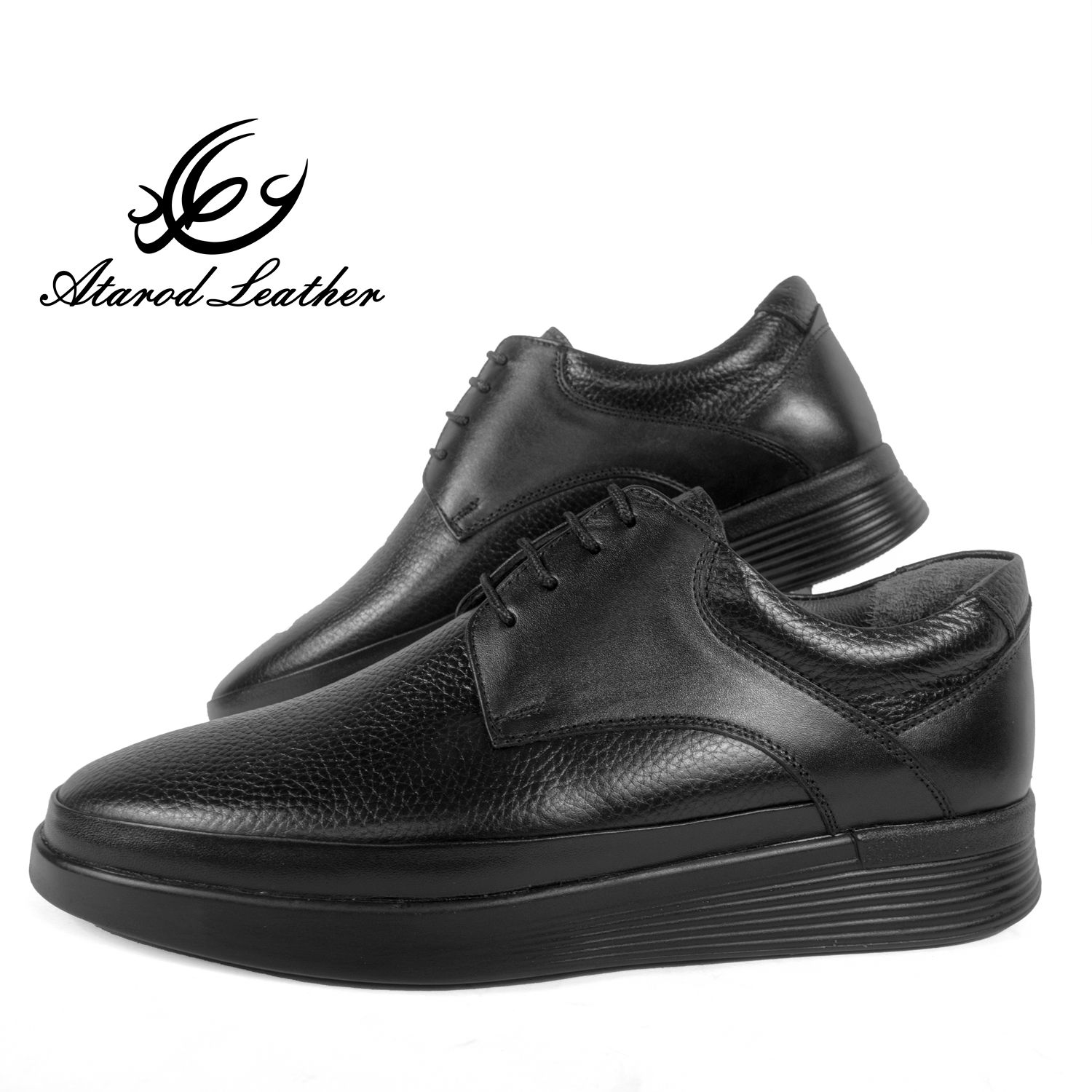 کفش روزمره مردانه چرم عطارد مدل چرم طبیعی کد SH242 - - 7
